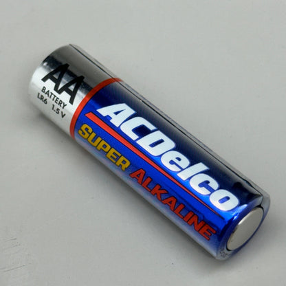 ACDELCO (5 PACK, 5 BATTERIES EACH) Alkaline Batteries AA 2”Lx1/2”W Gray/Blue