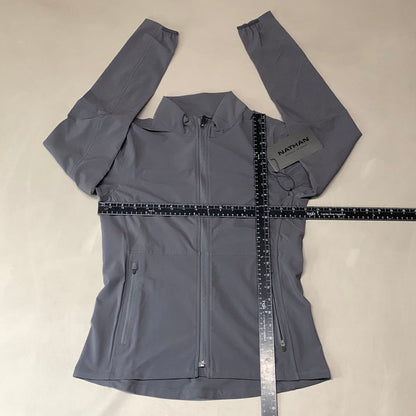 NATHAN Vamos Track Jacket Women's Sz XS Dark Charcoal NS50040-80078-XS (New)