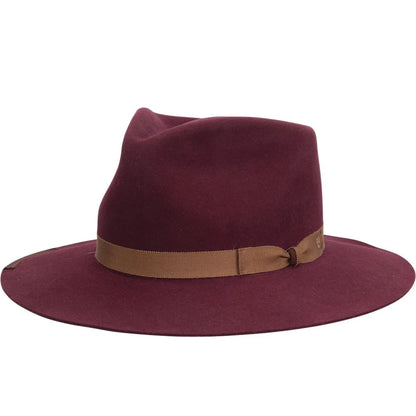 Biltmore Wright - Wide Brim Premium Fur Felt Fedora Hat