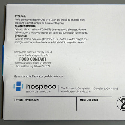 HOSPECO NPF (1,000 PACK) Nitrile Powder Free Exam Gloves Sz M Blue GL-N106FM