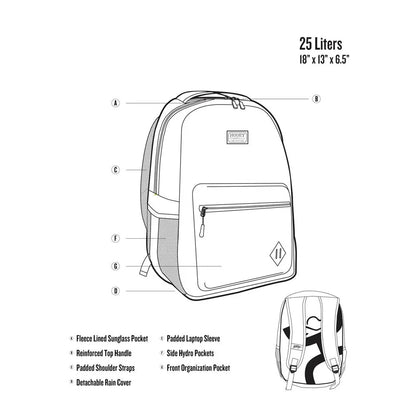 HOOey "Recess" Aztec (Brown) - Backpack