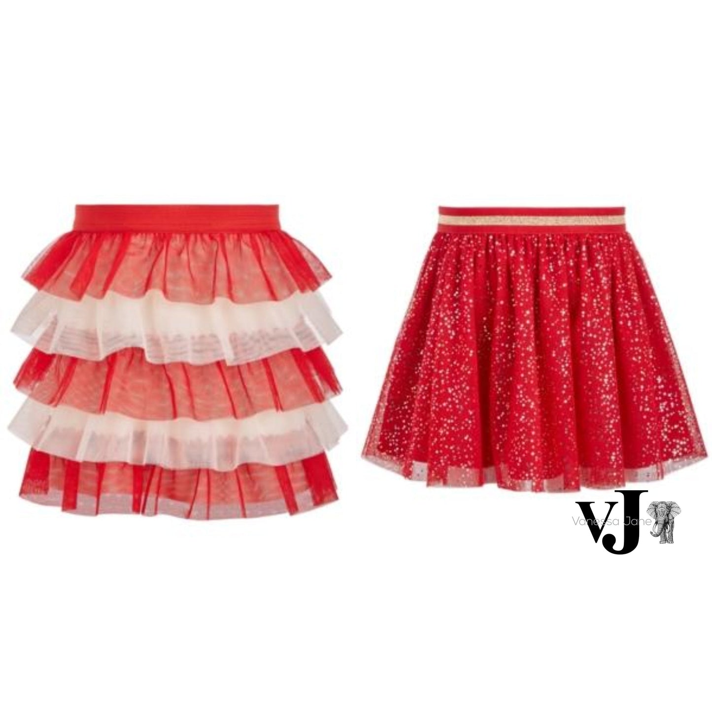 Epic Threads Girls Tiered Tulle Skirt, Size 5