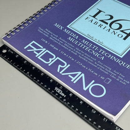 FABRIANO I264 (5 PACK, 60 Each) 11" x 14" Mix Media - Multi -Technique Paper
