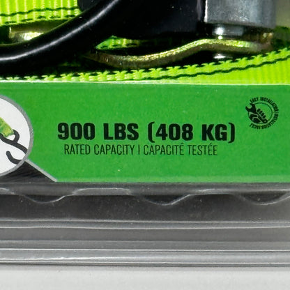 STINSON Universal Tie-Down 900lbs Capacity Weight 1" x 10' Green 406270