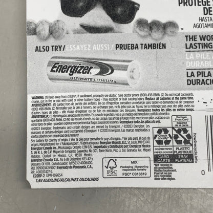ENERGIZER MAX (4 PACK, 8 Total Batteries) AAA Alkaline Battery E92BP-2