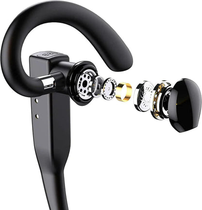 Bluetooth 5.1 Wireless Headset Noise Cancelling Hands Free Earphone