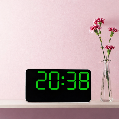 Giant Digital Wall Clock with Temperature Date Time Smart Home LED Display