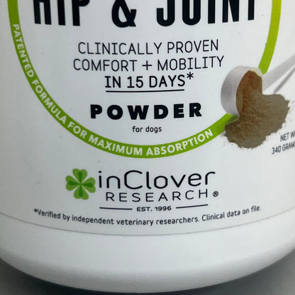 CONNECTIN Hip & Joint Powder Comfort & Mobility Dog Supplement 12 oz ea 12/26