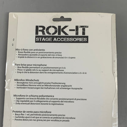 GATOR Rok-It Single Layer Microphone Pop Filter with Clamp Mount RI-POPFILTER