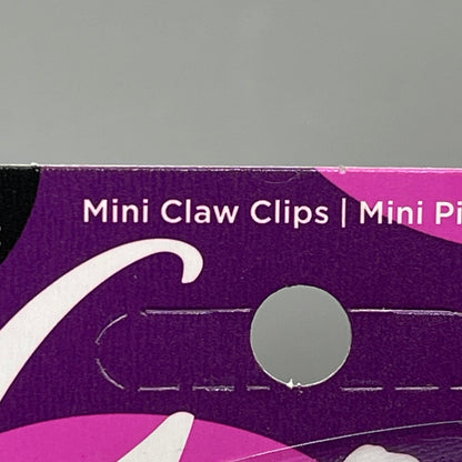 GOODY 3 Sets of 15! Mini Claw Hair Clips 45 CT Black/Brown/Clear 3000136 (New)