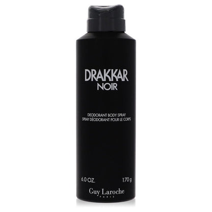 Drakkar Noir by Guy Laroche Deodorant Body Spray 6 oz for Men