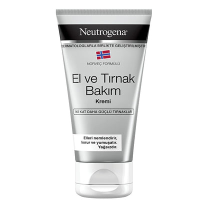 Neutrogena Hand and Nail Cream - Intense Moisturization, Non-Greasy, 2x Nail Strengthening