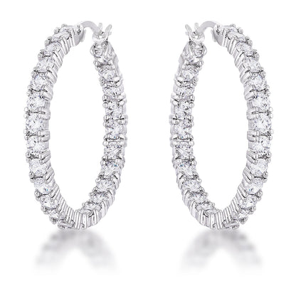 CZ Hoop Earrings