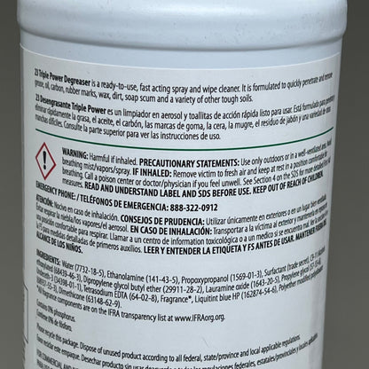 COASTWIDE (6 Bottes) 23 Triple Power Degreaser Alkaline Formula 1qt CW393032-A