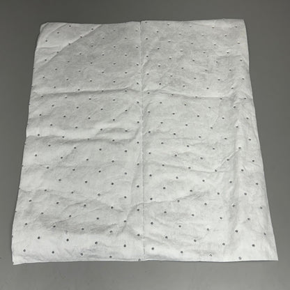 SPILFYTER OS-100 16”x18” Oil Only Absorbent Pads Pack of 100 White