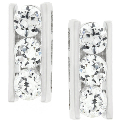 Hematite Pearl Ribbon Bypass Half Pave Ring