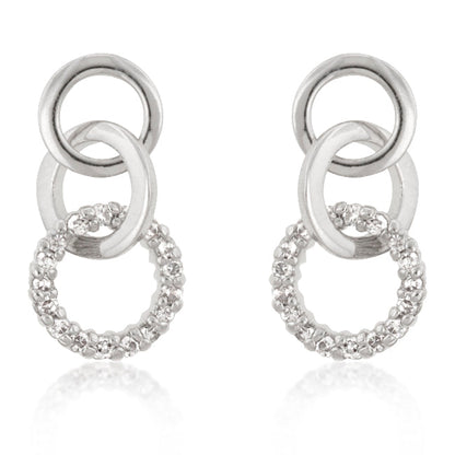 Finish Triplet Hooplet Earrings