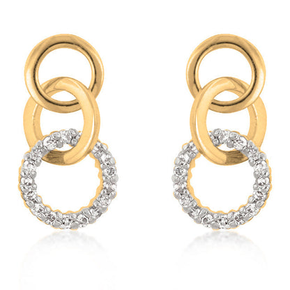 Finish Triplet Hooplet Earrings