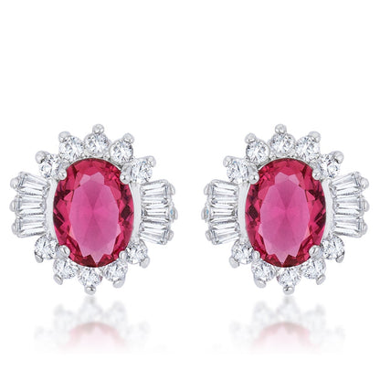 Chrisalee 3.3ct CZ Classic Stud Earrings