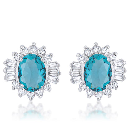 Chrisalee 3.3ct CZ Classic Stud Earrings