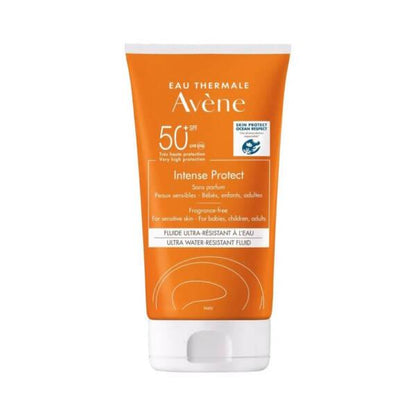 Avene Intense Protect SPF50+ Sunscreen for Babies, Children, and Adults - Gentle, High Protection Sun Care