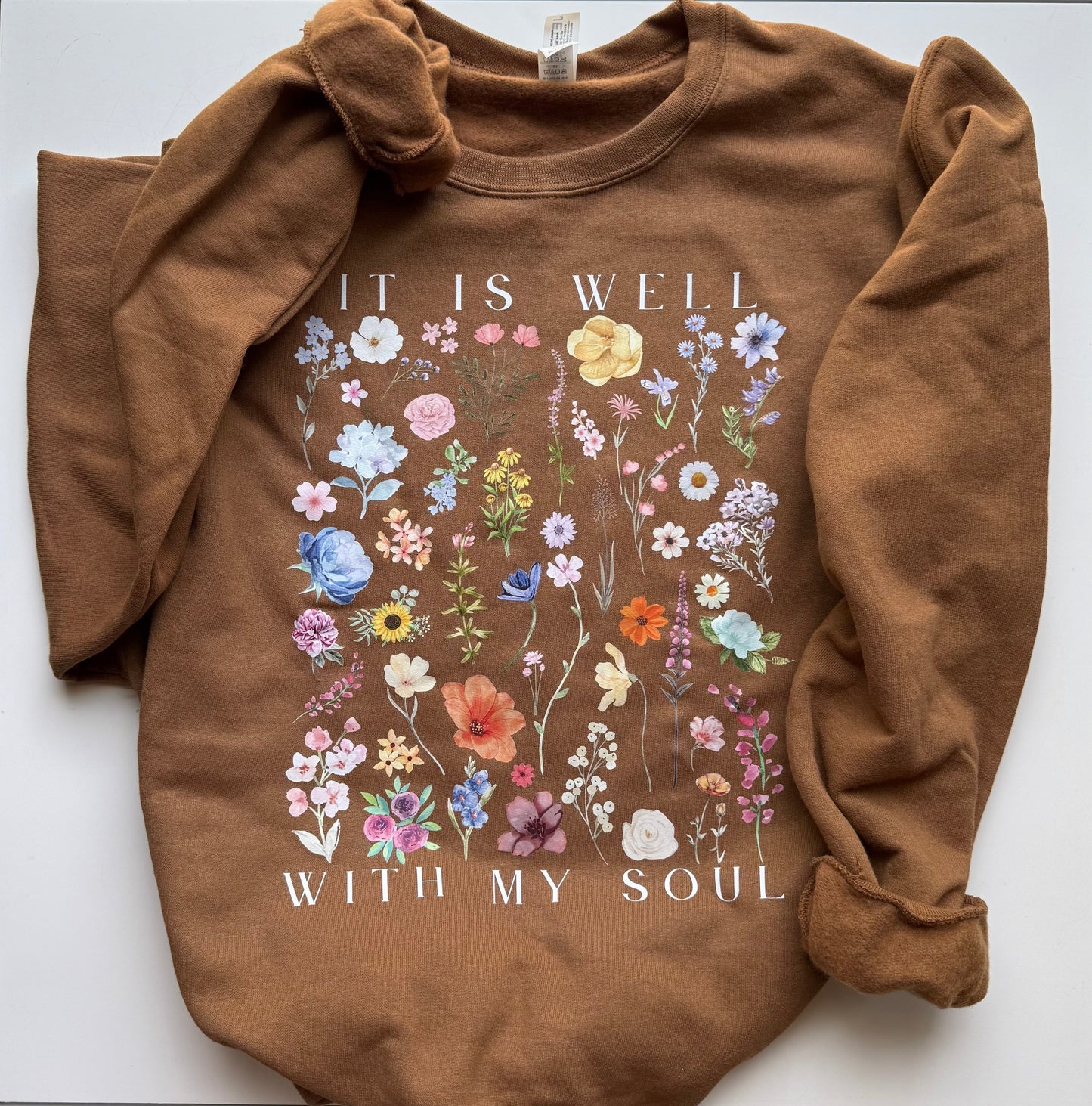 IT IS WELL WITH MY SOUL Wildflower Graphic