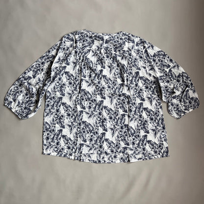 TOMMY BAHAMA Women's Tulia Blooms Top 3/4 Sleeve Coconut Size L (New)