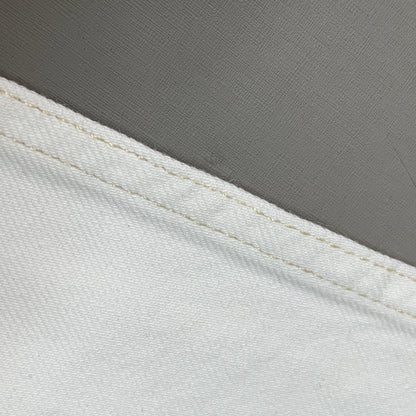 ETICA Tyler High Waist Straight Leg Ankle jeans Vintage White Size 25 EW180114A
