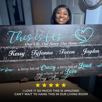 This is Us Family Sign
