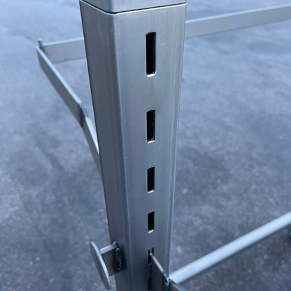 GRAND + BENEDICTS Mobile Core 4-Way Display Rolling Shelf Rack 943-GB4133-18 (New)