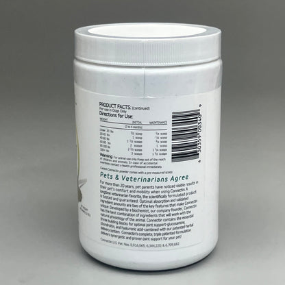 CONNECTIN Hip & Joint Powder Comfort & Mobility Dog Supplement 12 oz ea 12/26