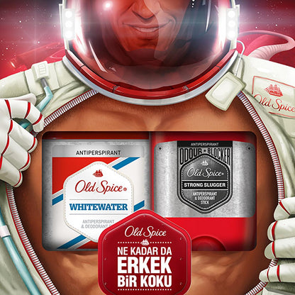 Old Spice Whitewater Clear Men's Deodorant Stick - Long-Lasting Fragrance & Sweat Protection