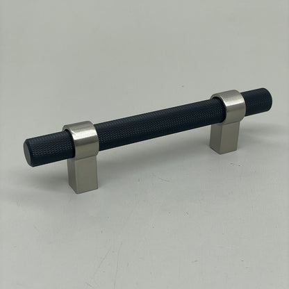 BERENSON (10 PK)Radial Reign Matte Black and Brushed Nickel Pull 5061-455BPN-P