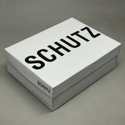 SCHUTZ Deonne Casual Deluxe Nappa Leather Sandal True Beige Sz 8 S013810172 (New)