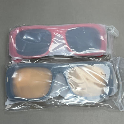 KIMORN 2-PACK! Retro Fashion Sunglasses 90’s Vintage Square Frame Shades XH3348 (New)