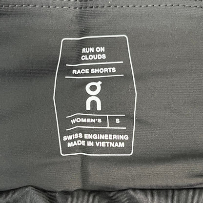 ON RUNNING Women's Active Wear Race Shorts Sz-Small Black 215.00132