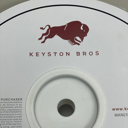 KEYSTON BROS 2" Pressure Sensitive Acrylic Based Adhesive Loop 25 yds White  KY2LWHT