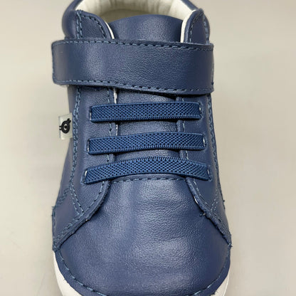 OLD SOLES Baby Rainbow Champster Leather Shoe Sz 19 US 3 Petrol/Snow/Jade/Gris #4091