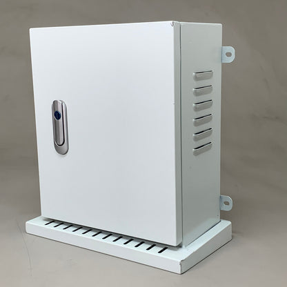 VEVOR RV Power Outlet Box Triplex Outlet Indoor/Outdoor 13.5" x 12" Grey XD-010 AS-IS