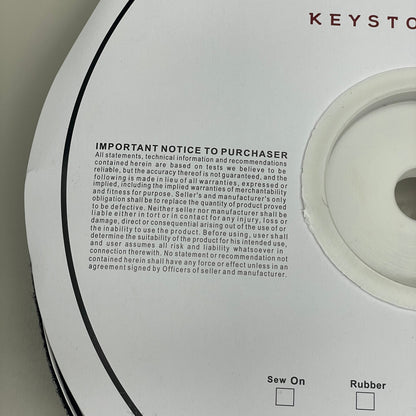 KEYSTON BROS 1" Pressure Sensitive Acrylic Based Adhesive Loop 25 yds Black KY1LBHT