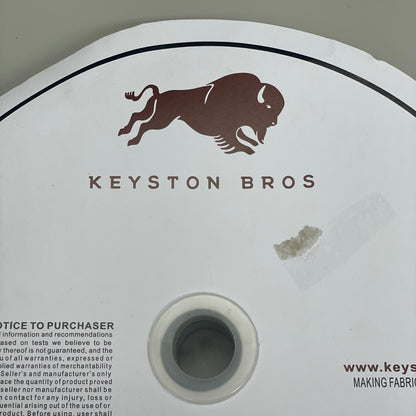 KEYSTON BROS 1" Standard Sew On Loop 25 yds Black KY1LB