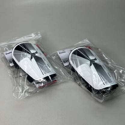 FRANKLIN 2-PACK Superlight Shinguards Sz Small up to 4'7" (1.4m) White 11104