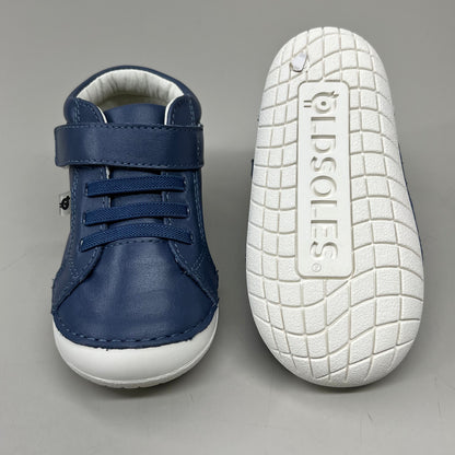 OLD SOLES Baby Rainbow Champster Leather Shoe Sz 19 US 3 Petrol/Snow/Jade/Gris #4091