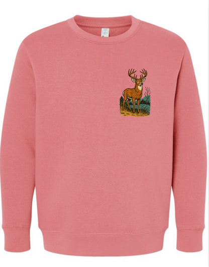 Youth/Toddler Woodland Whitetail Crewneck
