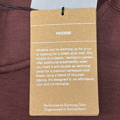 ON RUNNING Women's Active Wear Hoodie Sz-Large Mulberry 219.00346