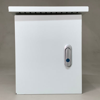 VEVOR RV Power Outlet Box Triplex Outlet Indoor/Outdoor 13.5" x 12" Grey XD-010 AS-IS