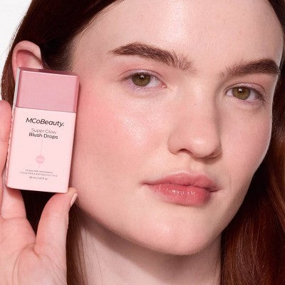 MCoBeauty Super Glow Blush Drops Rose 1.01 fl oz - New