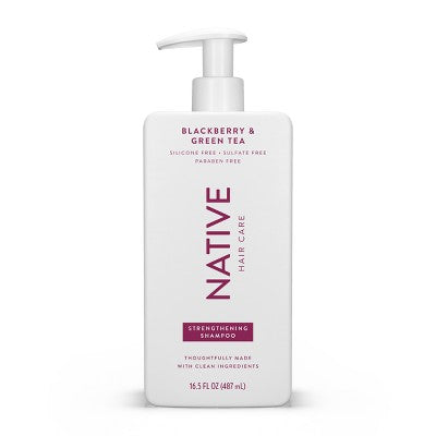 Native Blackberry & Green Tea Strengthening Hair Shampoo 16.5 fl oz - New