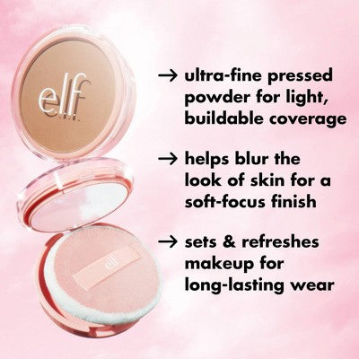 e.l.f. Halo Glow Powder Filter Foundation Light Warm 0.35oz - New