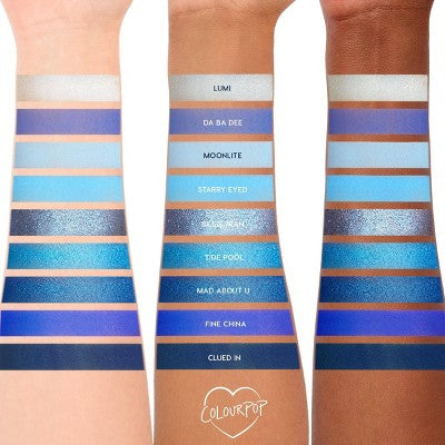 ColourPop 9-Pan Eyeshadow Palette Blue Moon 0.3oz - Missing Box